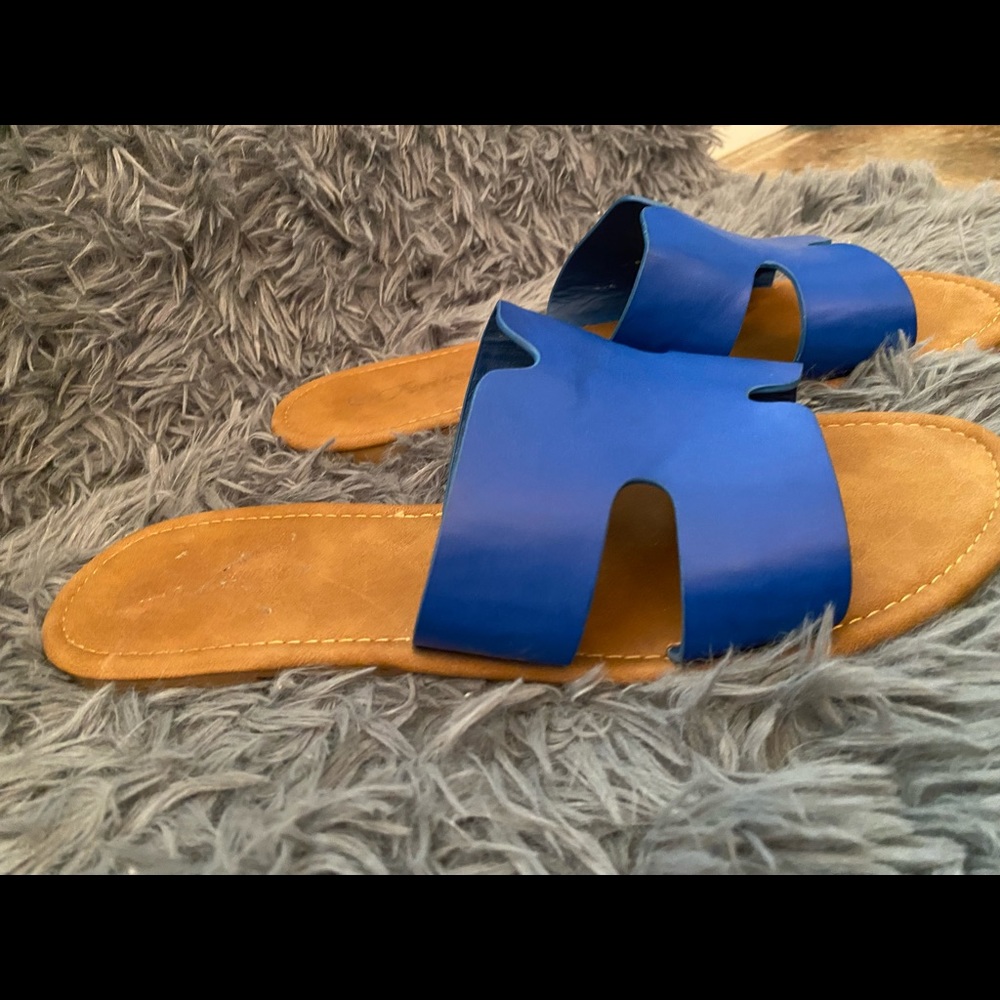 Blue Sandals